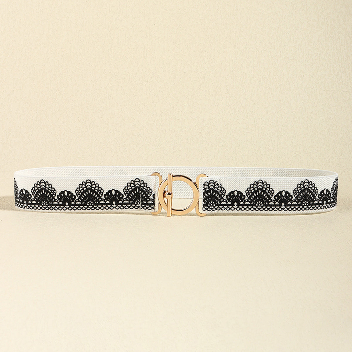 Toggle Clasp Elastic Belt - Fashorio