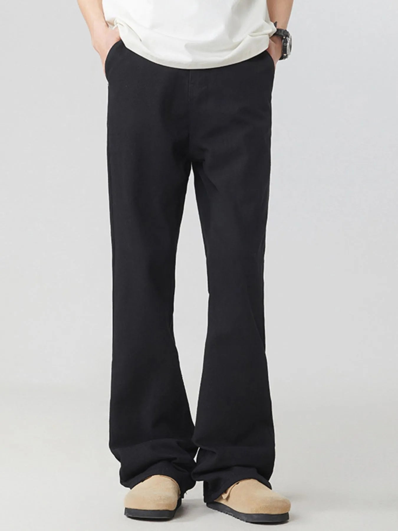 Men's Full Size Round Neck Short Sleeve Jeans Plus Size - Fashorio