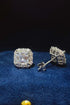 2 Carat Moissanite 925 Sterling Silver Stud Earrings Silver One Size - Fashorio