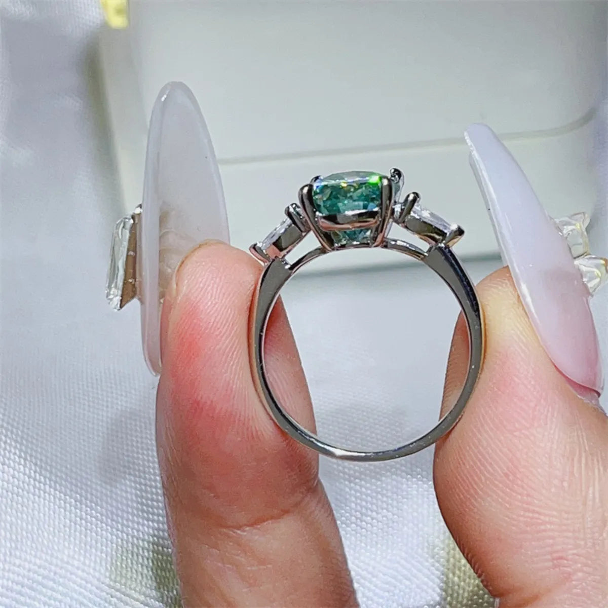 3 Carat Moissanite 925 Sterling Silver Ring - Fashorio