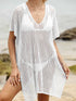 Side Tied V-Neck Cover-Up - Fashorio
