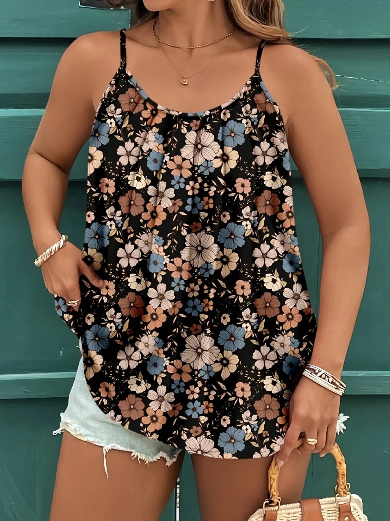 Floral Print Cami Top - Fashorio