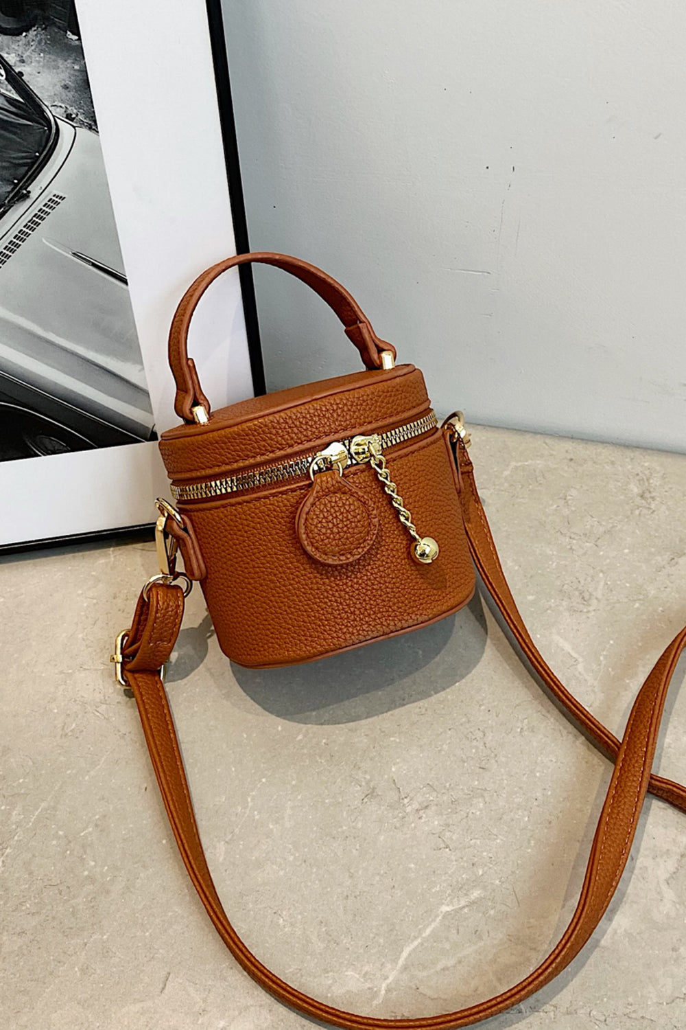 PU Leather Crossbody Bag - Fashorio