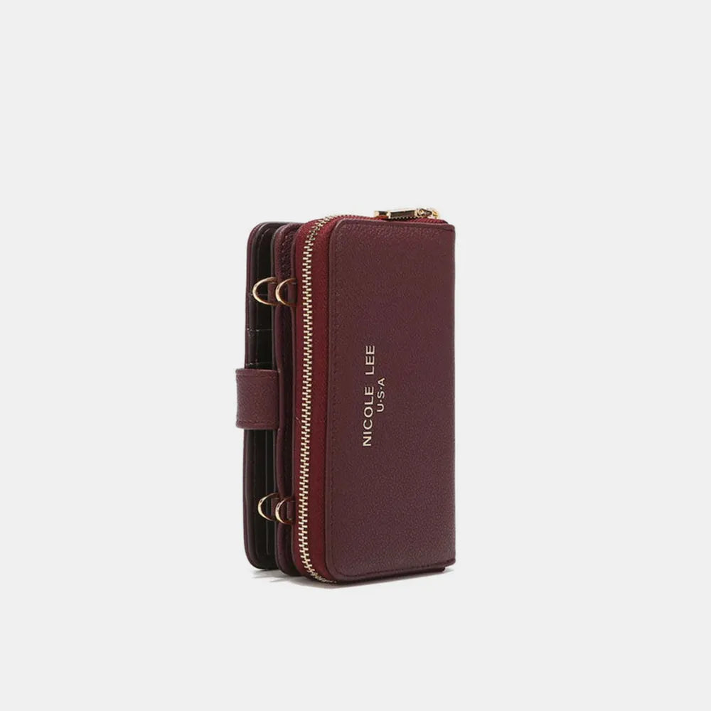 Nicole Lee USA 2 Piece Phone Case Crossbody Wallet - Fashorio
