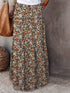 Floral Print Maxi Skirt - Fashorio