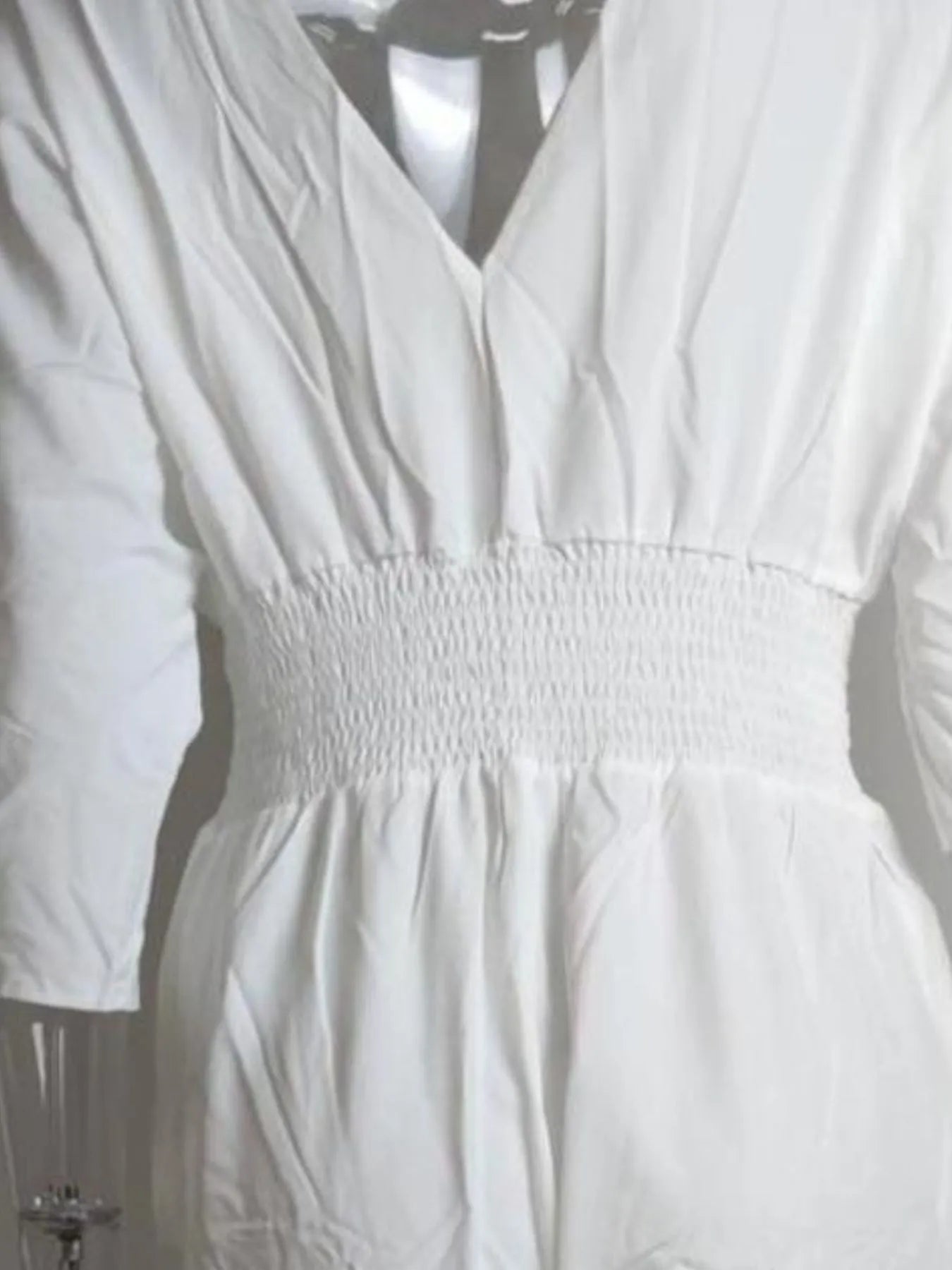 Full Size Wide-Leg Wrap Jumpsuit with Kimono Sleeves Plus Size - Fashorio