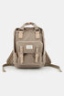 Himawari Contrast Waterproof Nylon Backpack Bag Khaki One Size - Fashorio