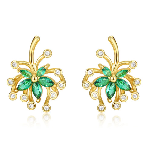 925 Sterling Silver Moissanite Stud Earrings - Fashorio