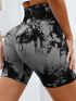 Tie-Dye High Waist Active Shorts - Fashorio