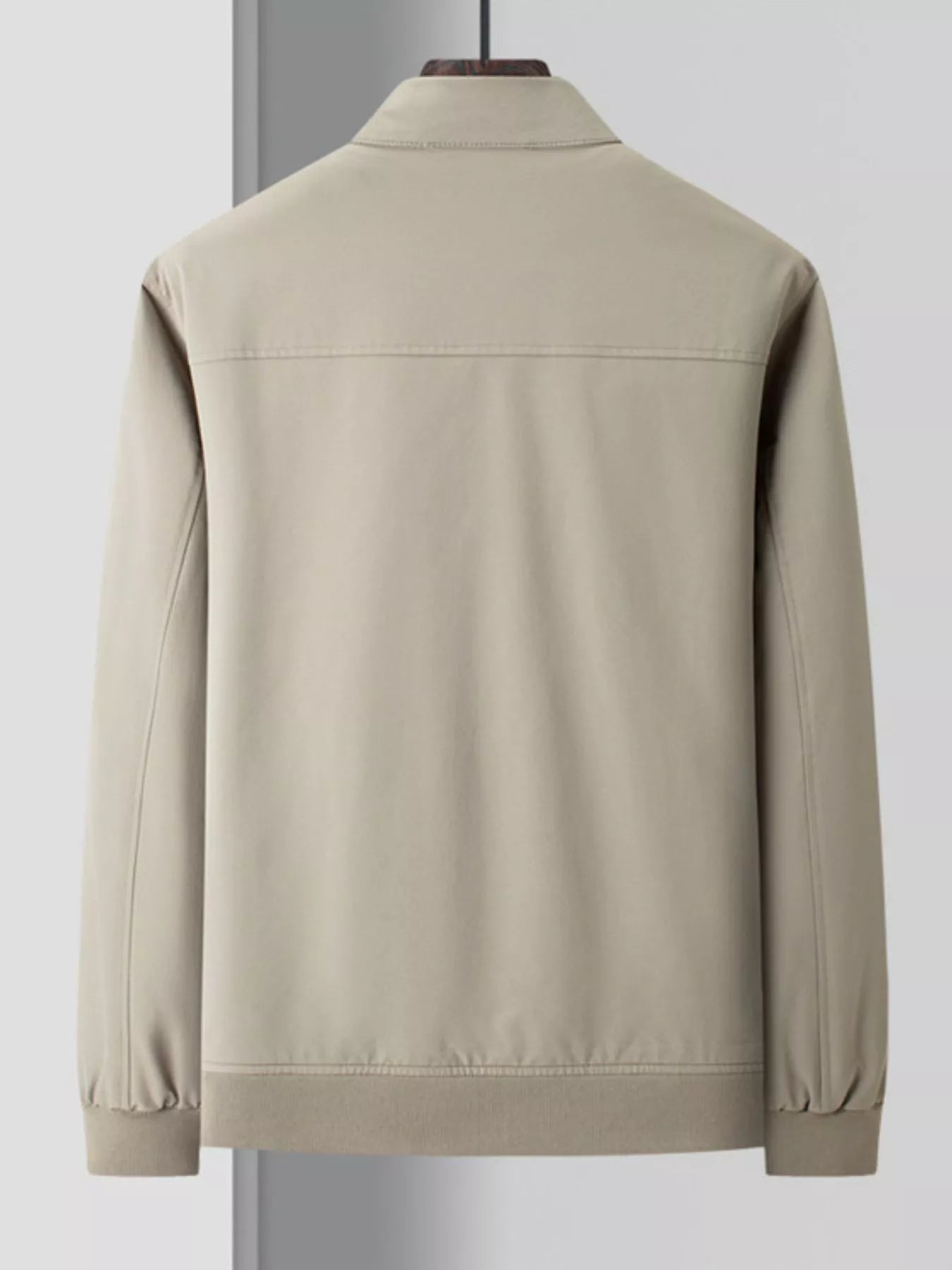 Men's Plus Size Zip Up Long Sleeve Jacket - Fashorio