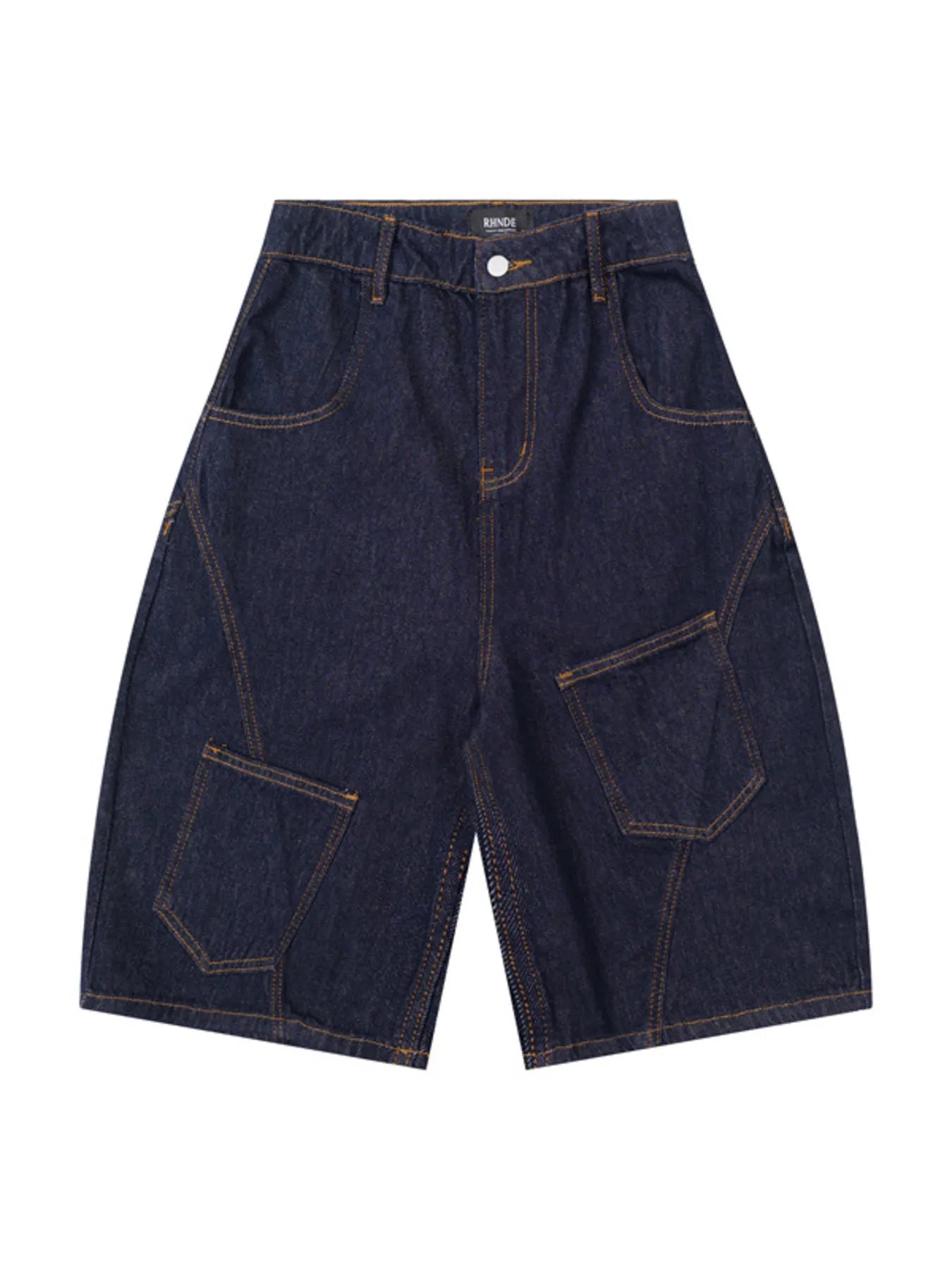 Men's Loose Fit Cargo Denim Shorts - Fashorio