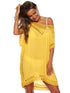 Bohemian Crochet Trim Beach Cover Up Dress - Fashorio