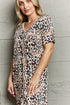 MOON NITE Quilted Quivers Button Down Sleepwear Dress - Fashorio