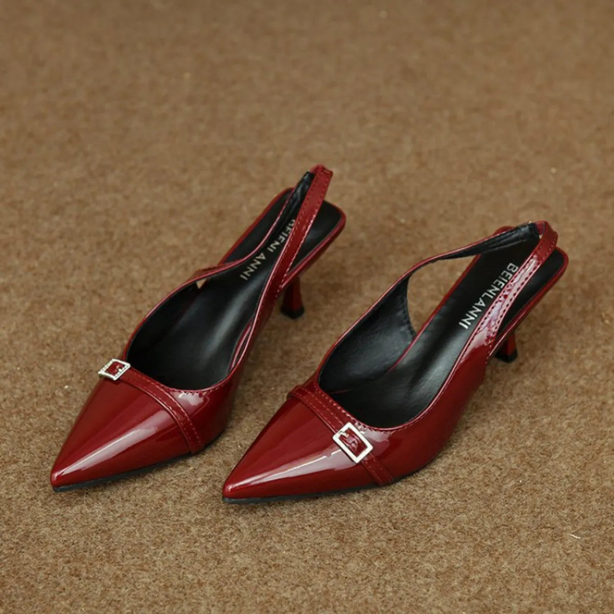 Pointed Toe Slingback Pumps - Fashorio