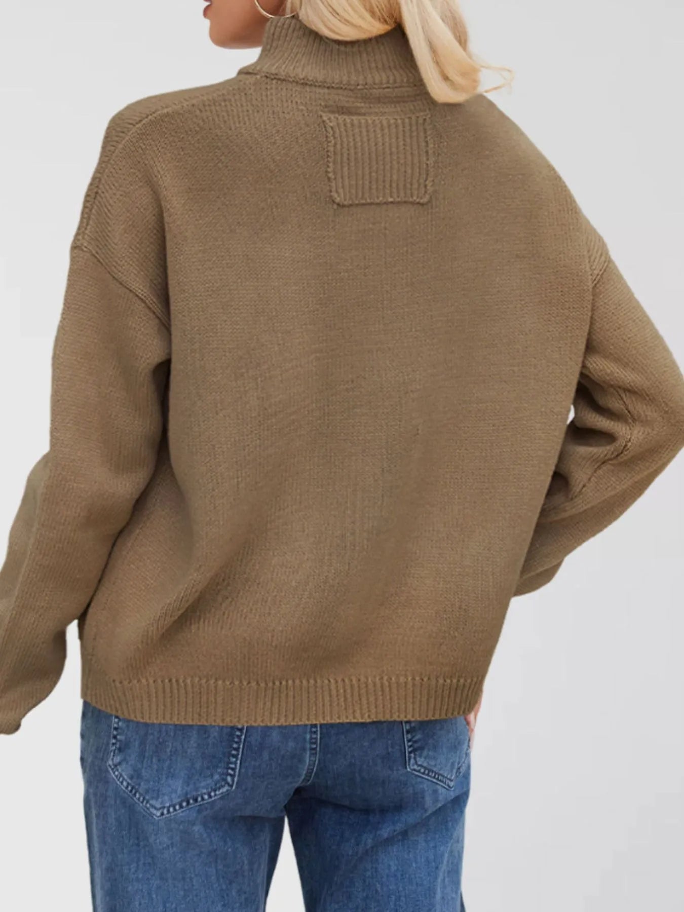 Ribbed Hem Button Up Cardigan - Fashorio