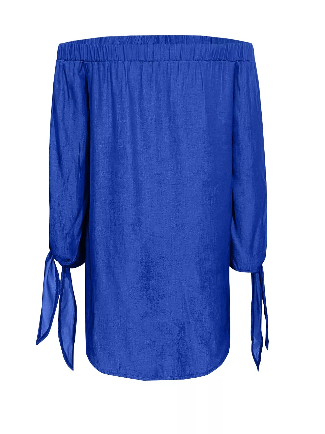 Off-Shoulder Casual Mini Dress - Fashorio