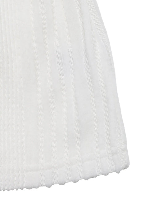 Off-Shoulder Ribbed Knit Top - Fashorio