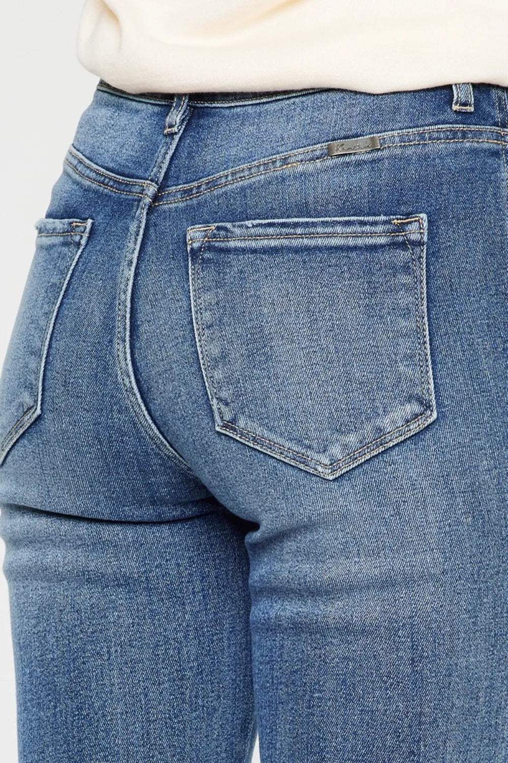 Kancan Cat's Whiskers High Waist Flare Jeans - Fashorio