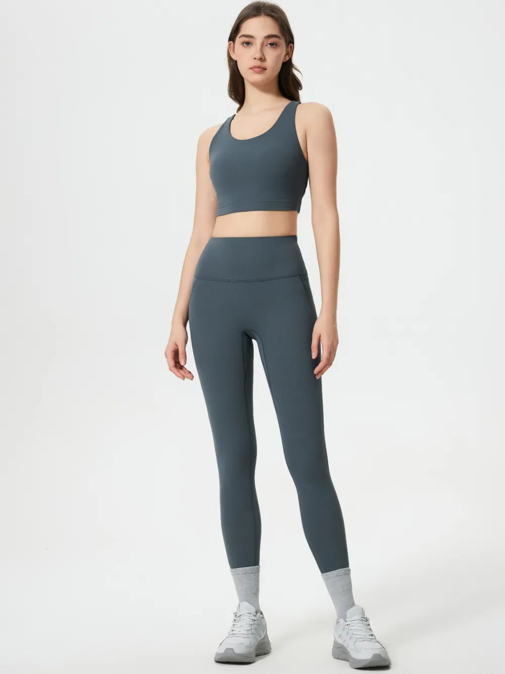 Millennia Wide Waistband Active Leggings - Fashorio