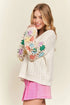 ADORA Multicolor Sleeve Knit Top - Fashorio