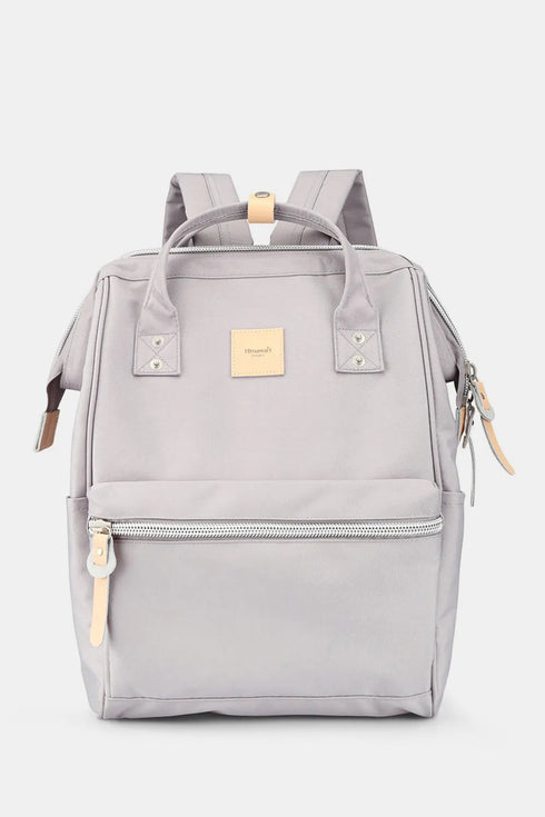 Himawari Water Resistant Canvas Backpack Bag with Side Pockets Light Lavender One Size - Fashorio