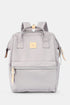 Himawari Water Resistant Canvas Backpack Bag with Side Pockets Light Lavender One Size - Fashorio