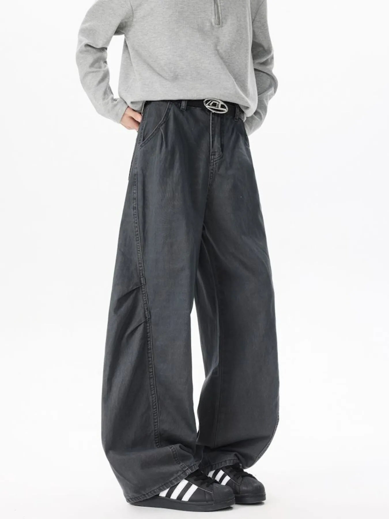 Men's Wide Leg Jeans - Fashorio