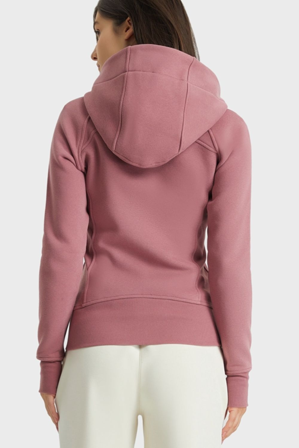 Millennia Zip Up Seam Detail Hooded Sports Jacket - Fashorio