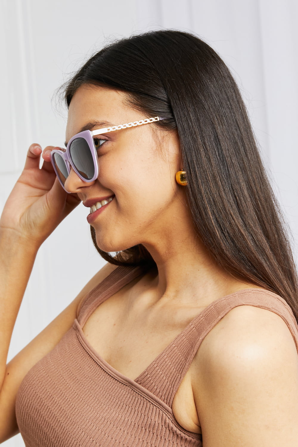 Cat-Eye Acetate Frame Sunglasses - Fashorio