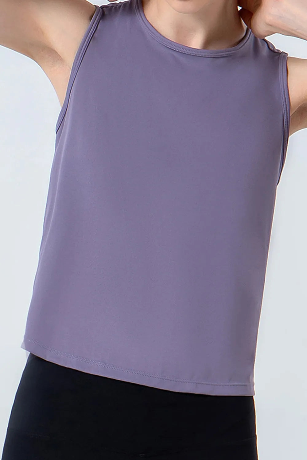 Round Neck Active Tank - Fashorio