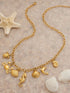 18K Gold-Plated Stainless Steel Ocean Theme Necklace - Fashorio