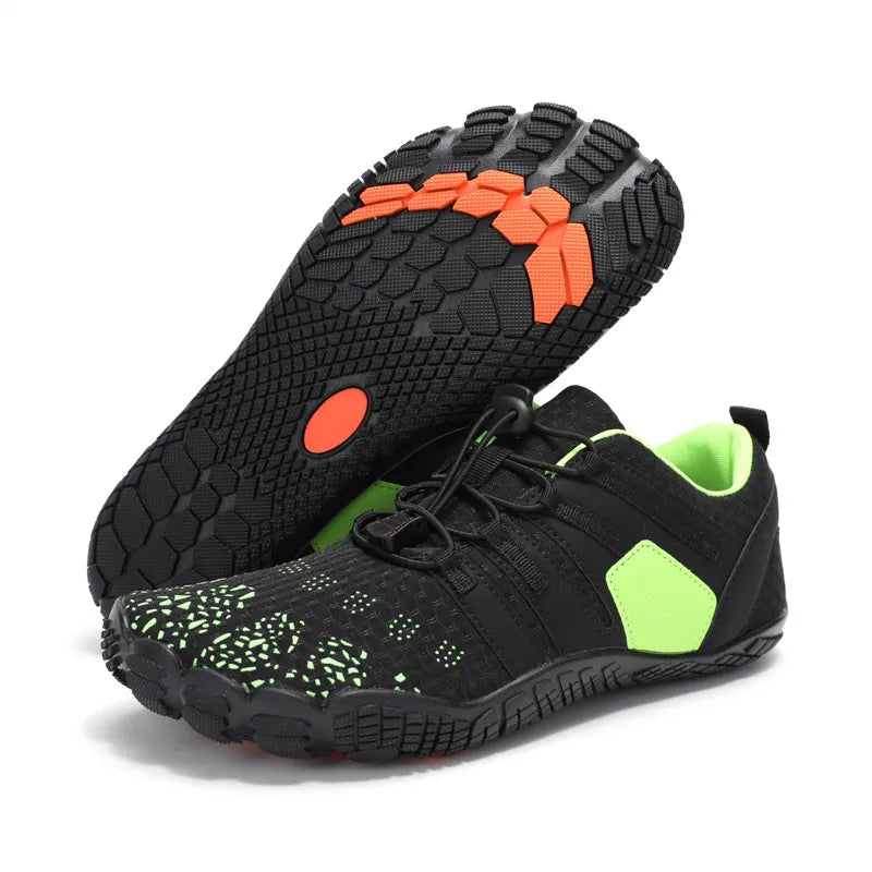 Elastic Lock Laces Mesh Breathable Athletic Lime - Fashorio