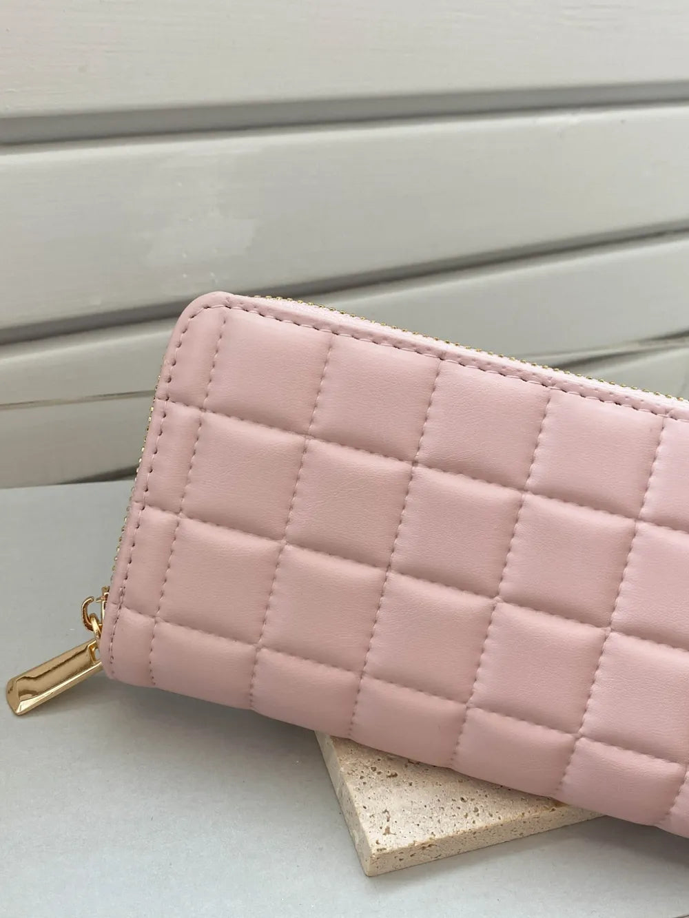 PU Leather Solid Color Wallet - Fashorio