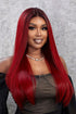 13*2" Lace Front Wigs Synthetic Straight 26" 150% Density - Fashorio