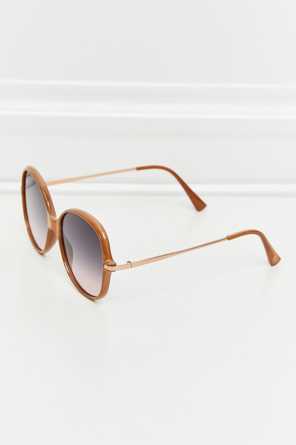 Metal-Plastic Hybrid Full Rim Sunglasses - Fashorio