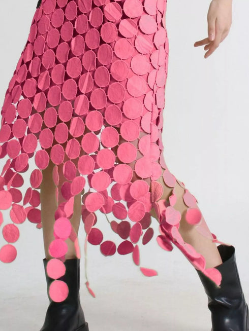 Fringe Midi Skirt - Fashorio