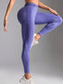 Ruched High Waist Active Leggings - Fashorio