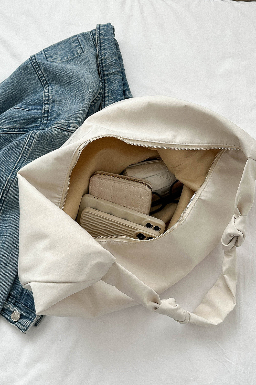 Oversize Nylon Crossbody Bag - Fashorio