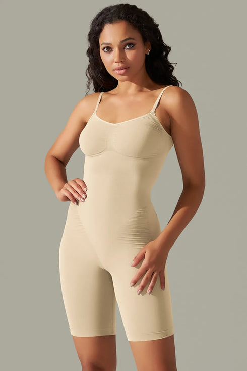 Spaghetti Strap Active Romper - Fashorio