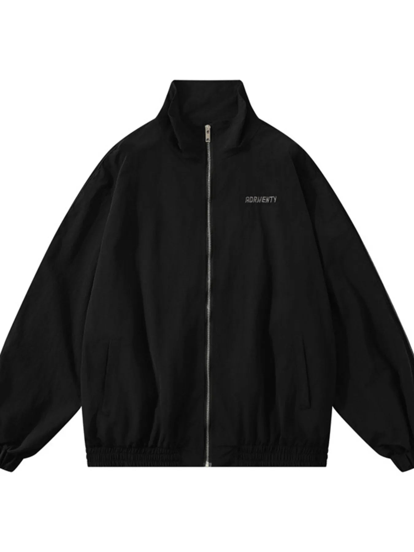 Men's Zip Up Jacket and Pants Set Black - Fashorio