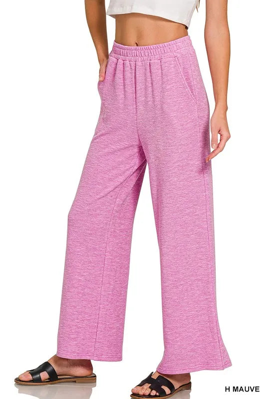 Zenana Cotton Slub Tank & Pants Set - Fashorio