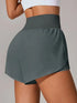 Pocketed High Waist Active Shorts - Fashorio