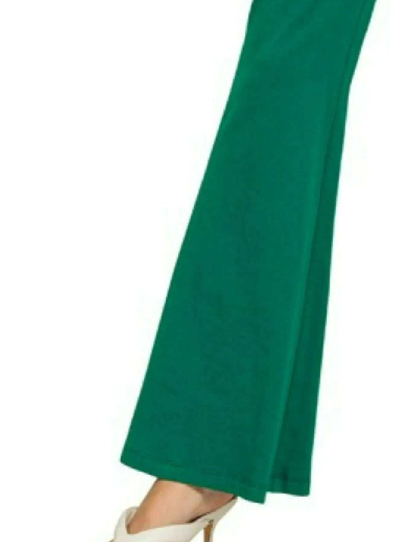Zenana Wide Waistband Yoga Flare Pants - Fashorio