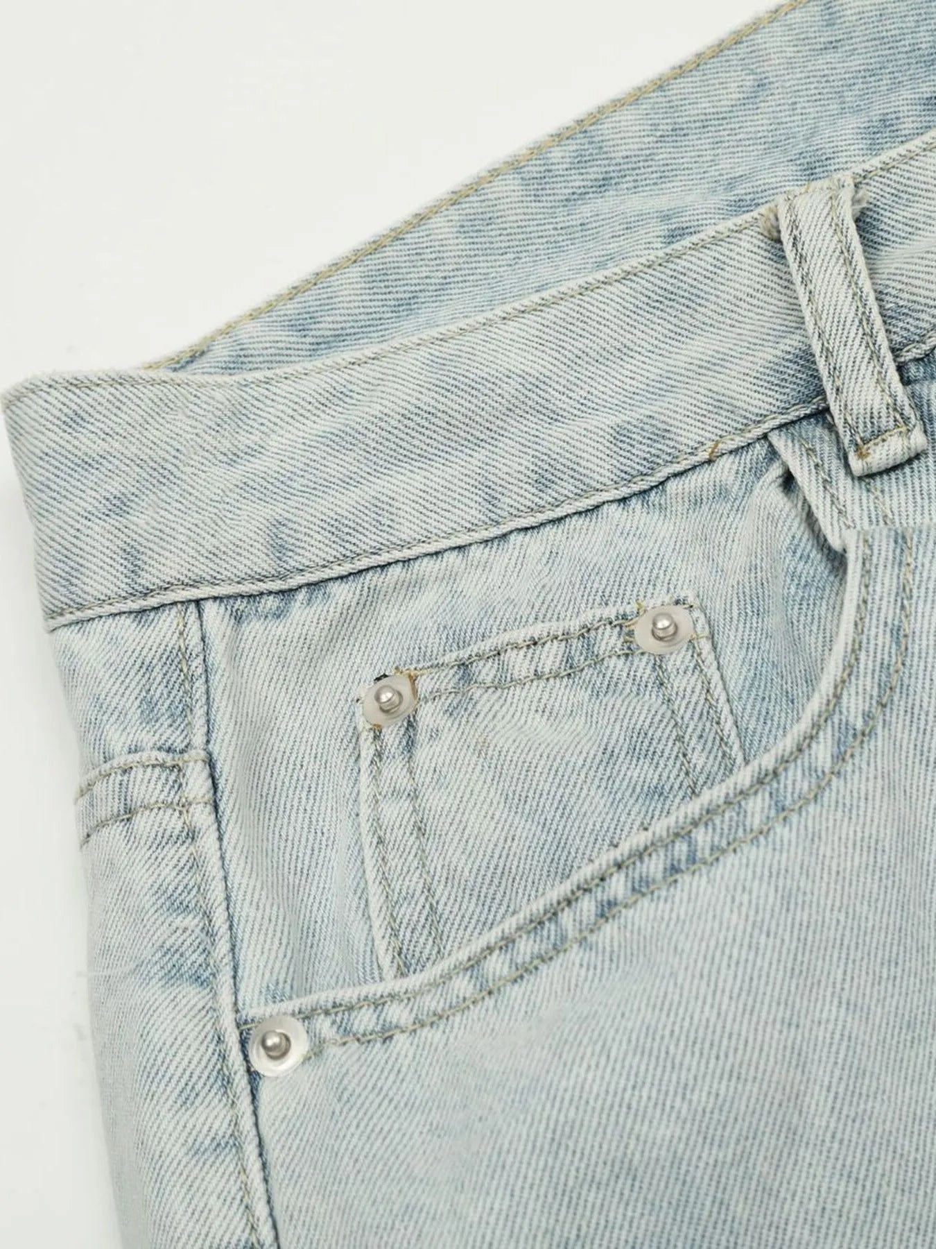 Men's Wide Leg Cargo Denim Shorts - Fashorio