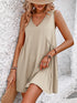 Mandy V-Neck Sleeveless Mini Dress - Fashorio