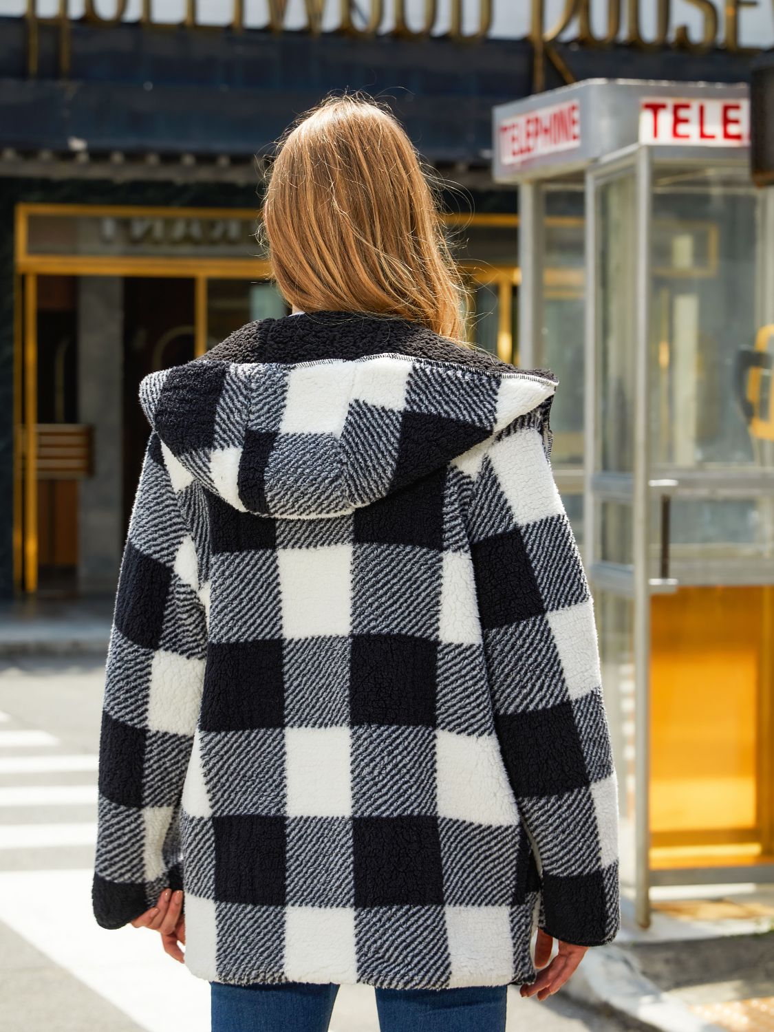 Two-Side Wear Hooded Coat - Fashorio