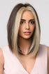 13*1" Full-Machine Wigs Synthetic Mid-length Straight 9" - Fashorio