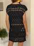 Openwork Round Neck Cover-Up - Fashorio