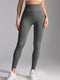 High Waist Active Leggings Gray - Fashorio