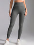 High Waist Active Leggings Gray - Fashorio
